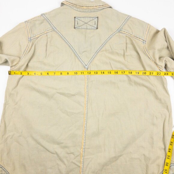 We The Free Tan Button Down Shirt - Picture 12 of 14